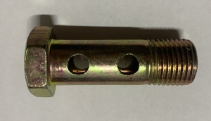 Болт-Штуцер М10х1 два отверстия АК0724